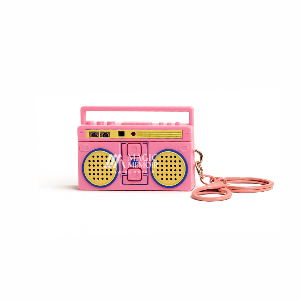 Mini Retro Recorder Keychains