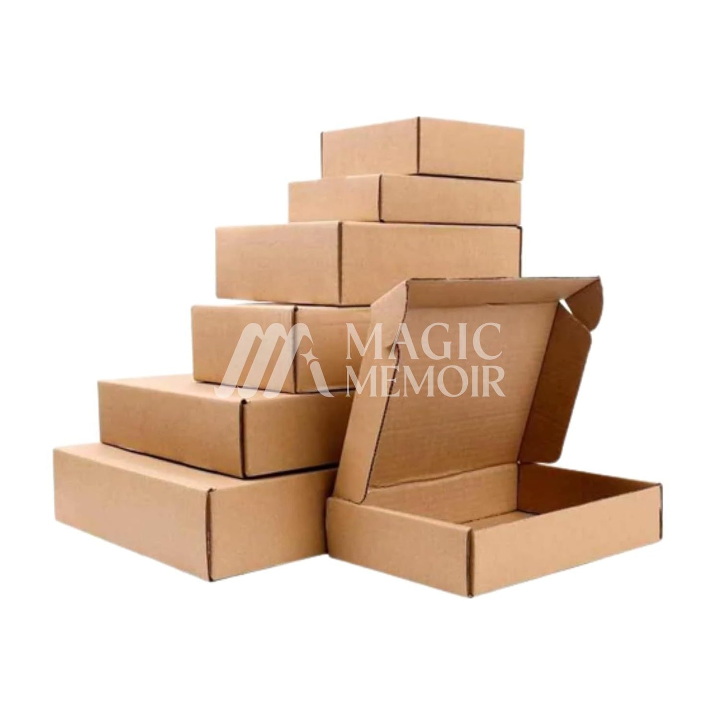 Self Corrugated Box Size 4.5x3x1"