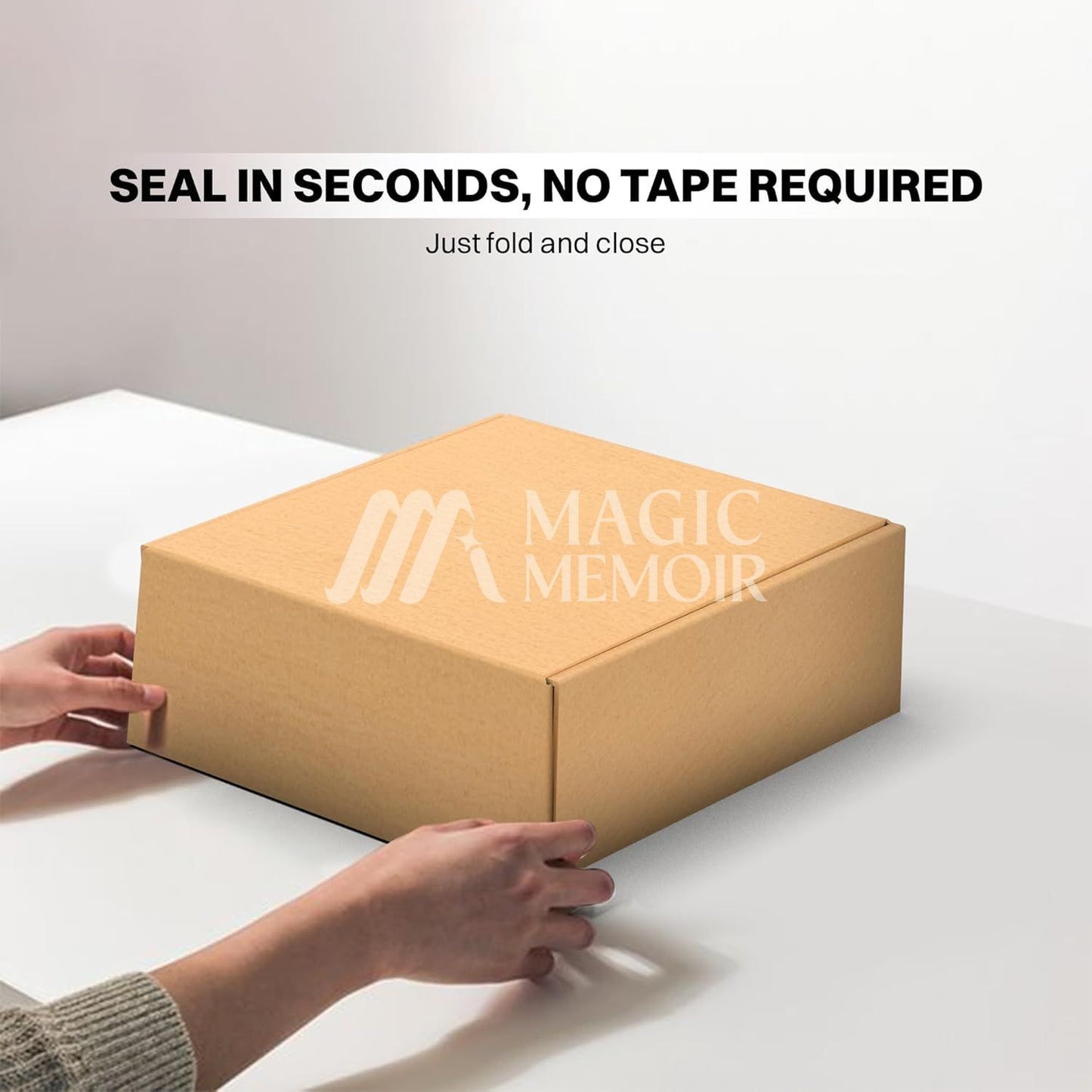 Self Corrugated Box Size 5x5x2"