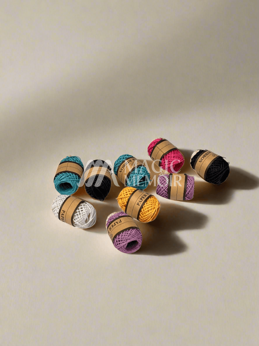 Single Colour Paper Thread - Pack Of 3 Pcs