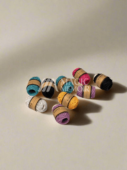 Single Colour Paper Thread - Pack Of 3 Pcs