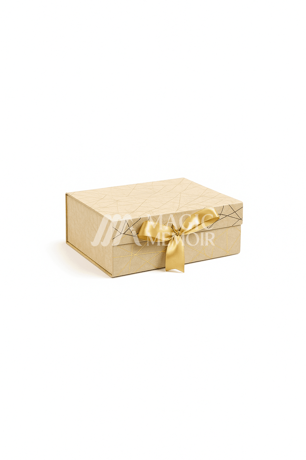 Ribbon Box 10" (Cream Marble)
