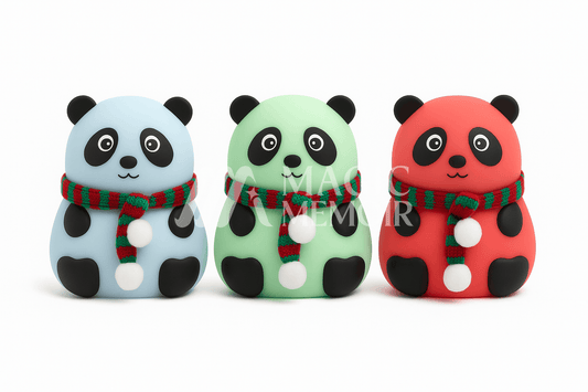 Silicon Panda Night Lamp - Colour Changing