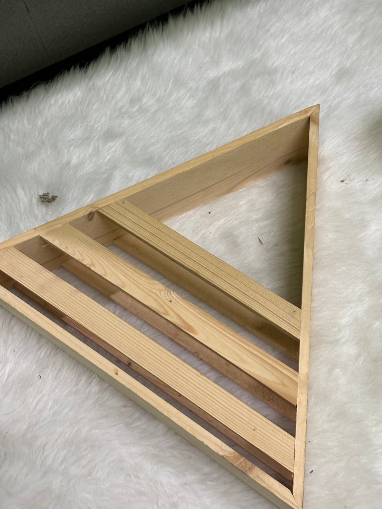 Wooden Hamper Box – Triangle 8"