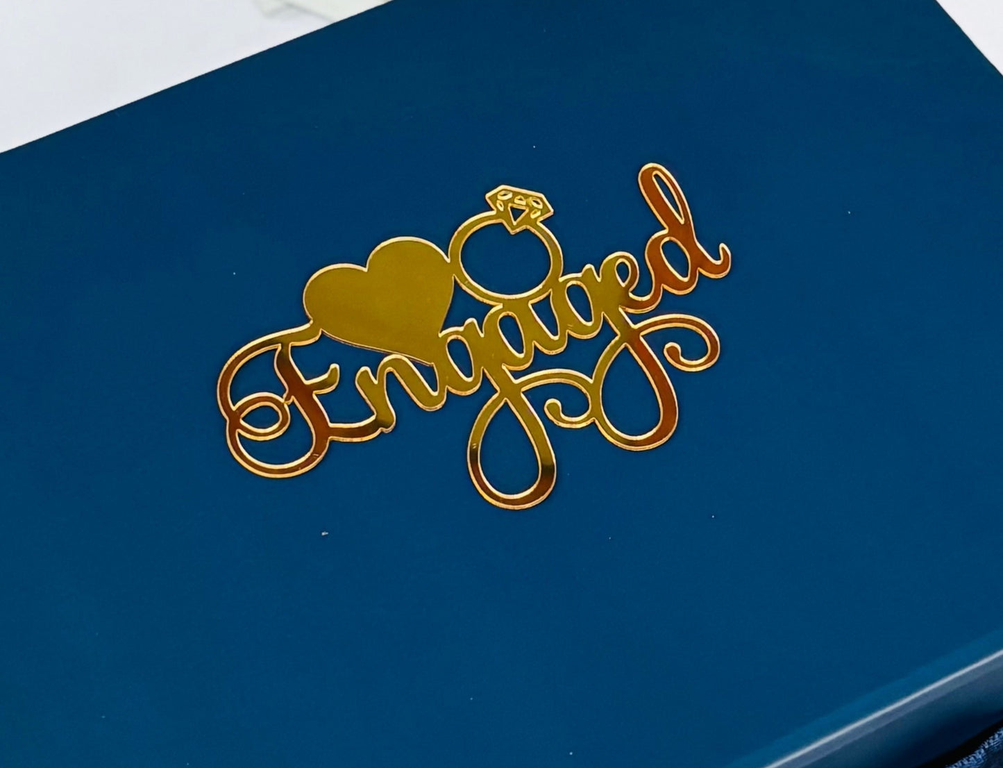 Just Engaged - Acrylic Topper