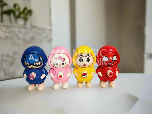 Face Changing Keychains – Animated Expression Keyring