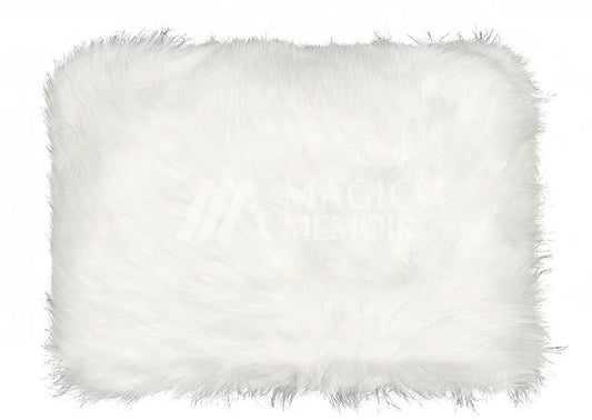 White Fur Cloth โ Short Hair Faux Fur Fabric