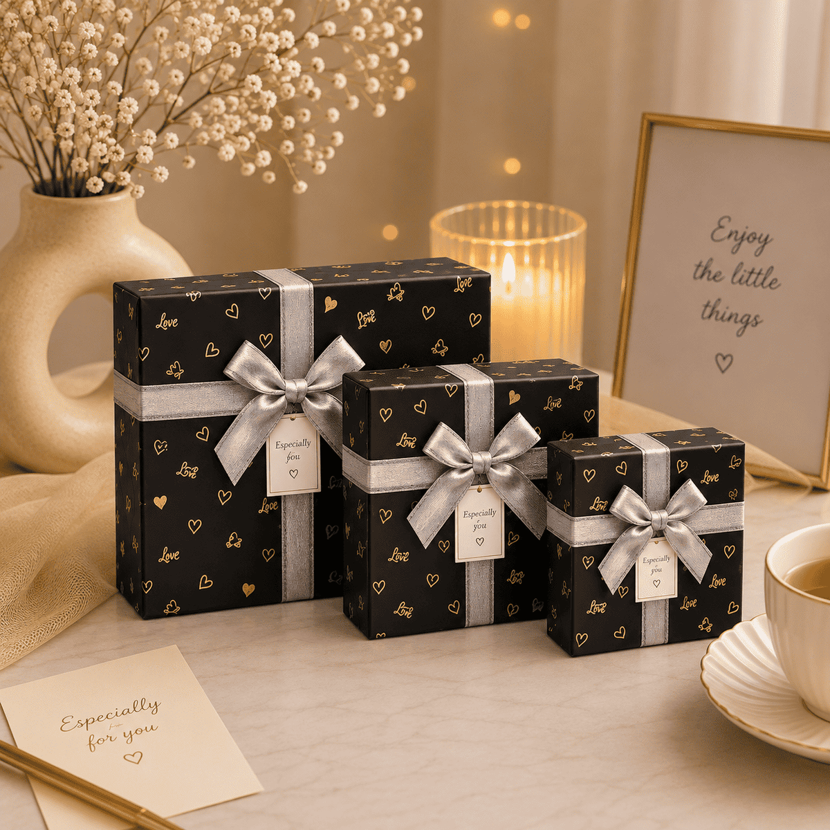Square Gift Boxes - Magic Memoir
