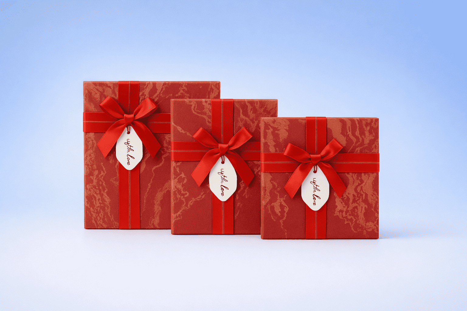 Square Gift Boxes - Magic Memoir