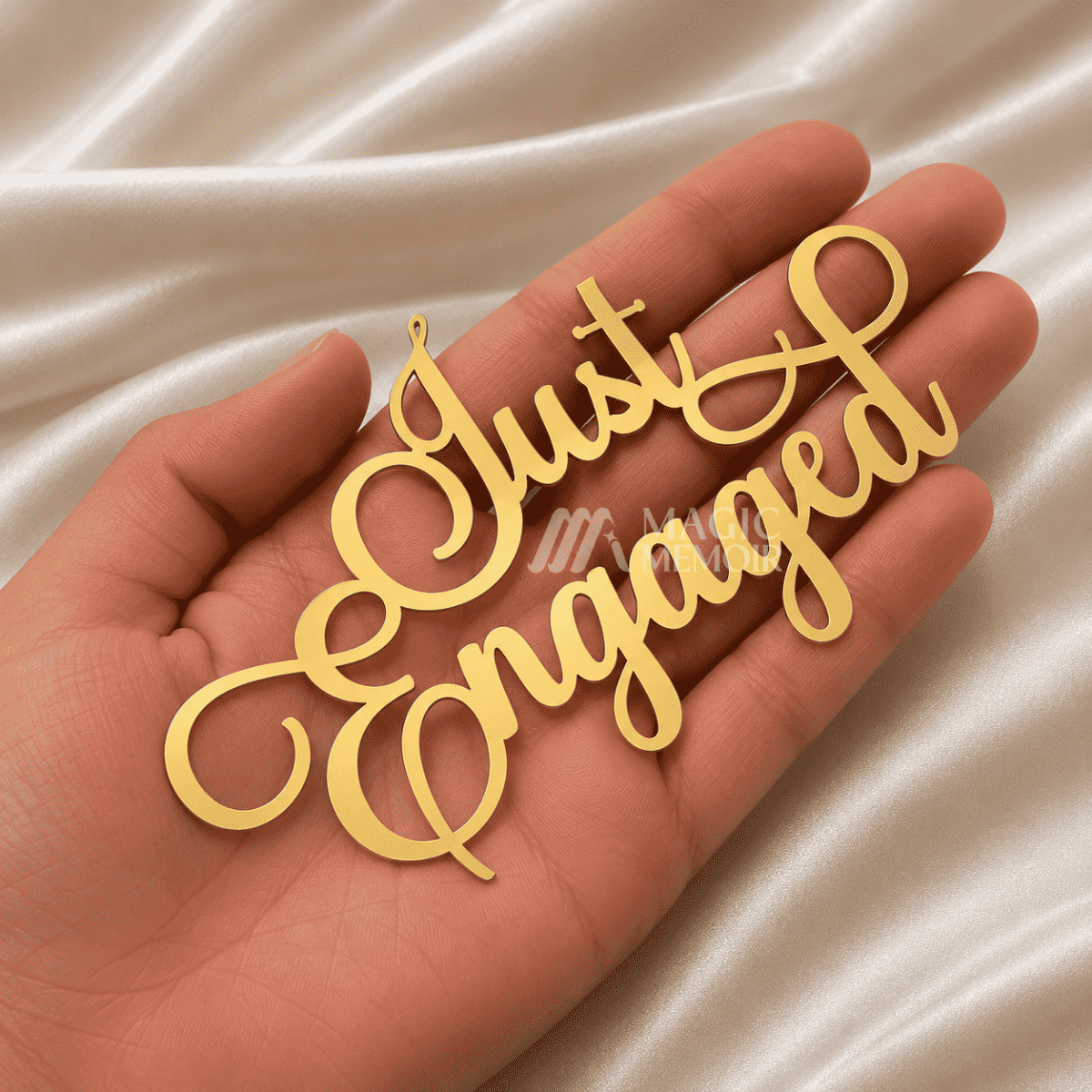 Acrylic Toppers - Just Engaged