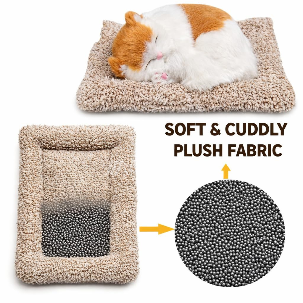 Sleeping Cats Plush Toy With Cat Sound