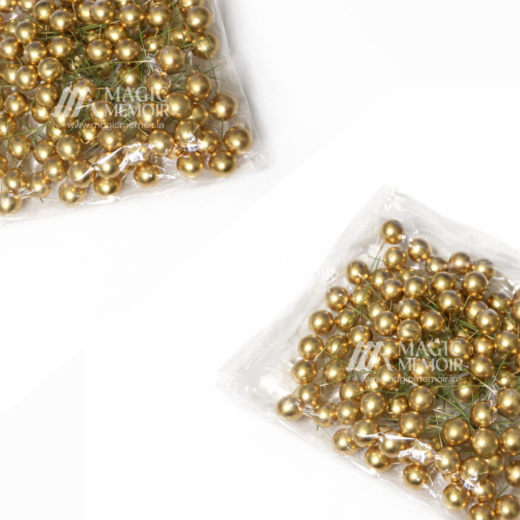 Golden Faux Balls