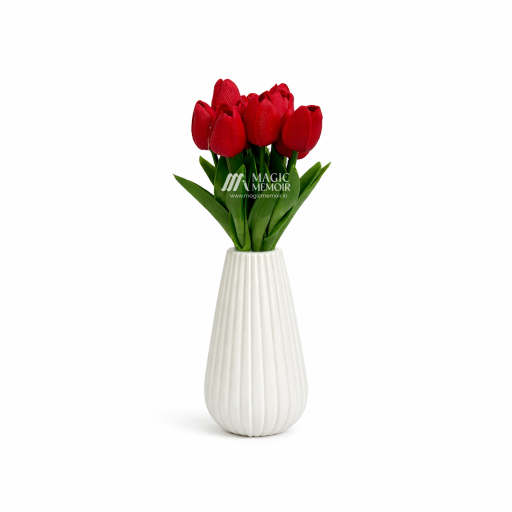Artificial Tulips (With Pot)