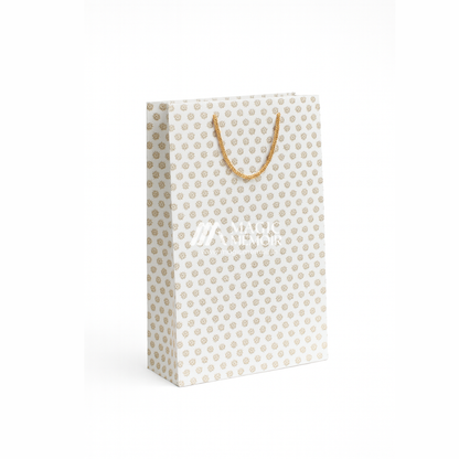 Gift Paper Bags - White Patterns