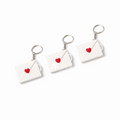 Messege Photo Love Keychains
