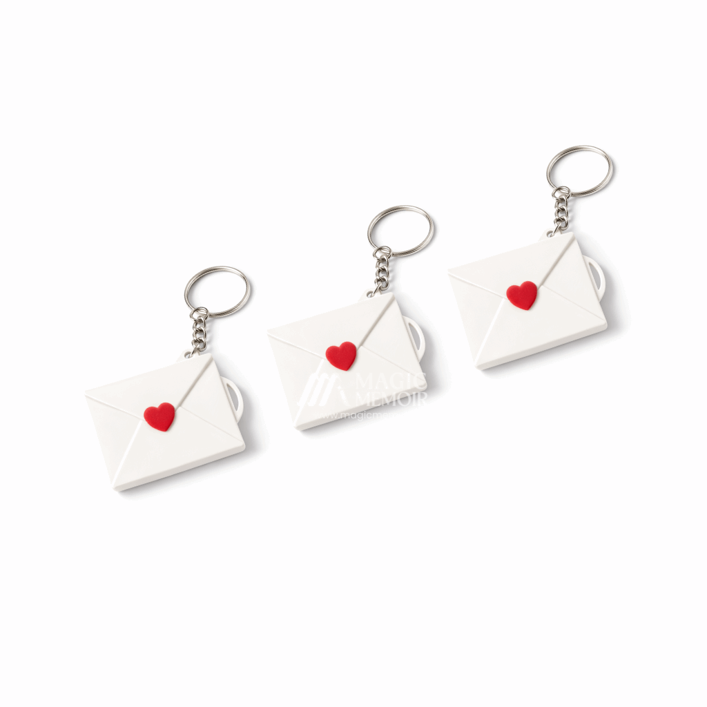 Messege Photo Love Keychains