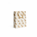 Gift Paper Bags – White Pattern