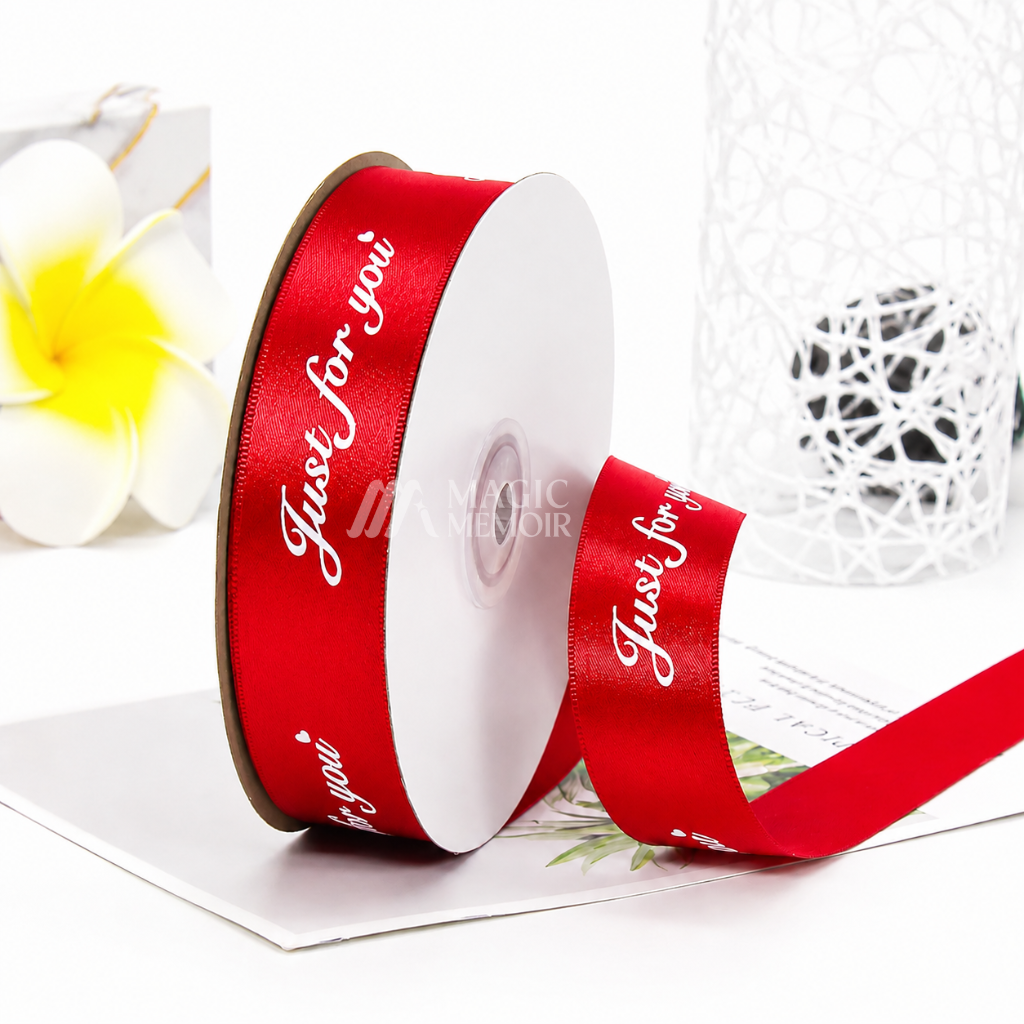 Wrapping Ribbon – "Just For You" (1 Inch)