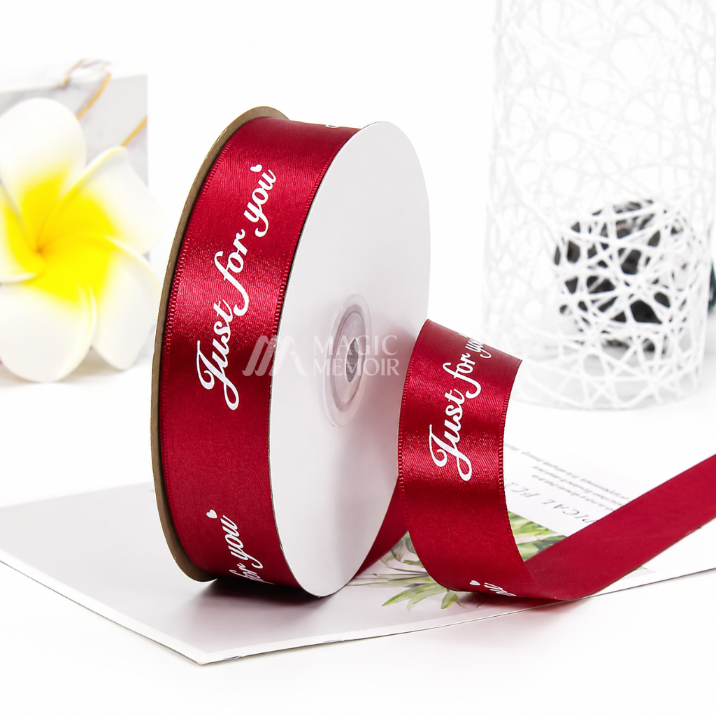 Wrapping Ribbon – "Just For You" (1 Inch)