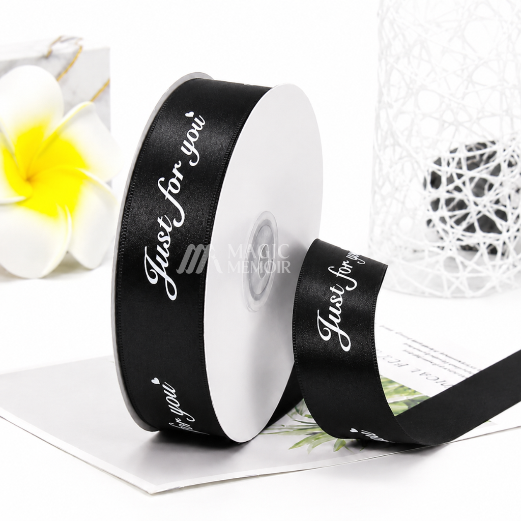 Wrapping Ribbon – "Just For You" (1 Inch)