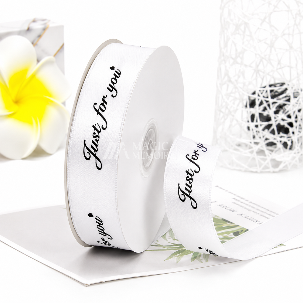 Wrapping Ribbon – "Just For You" (1 Inch)