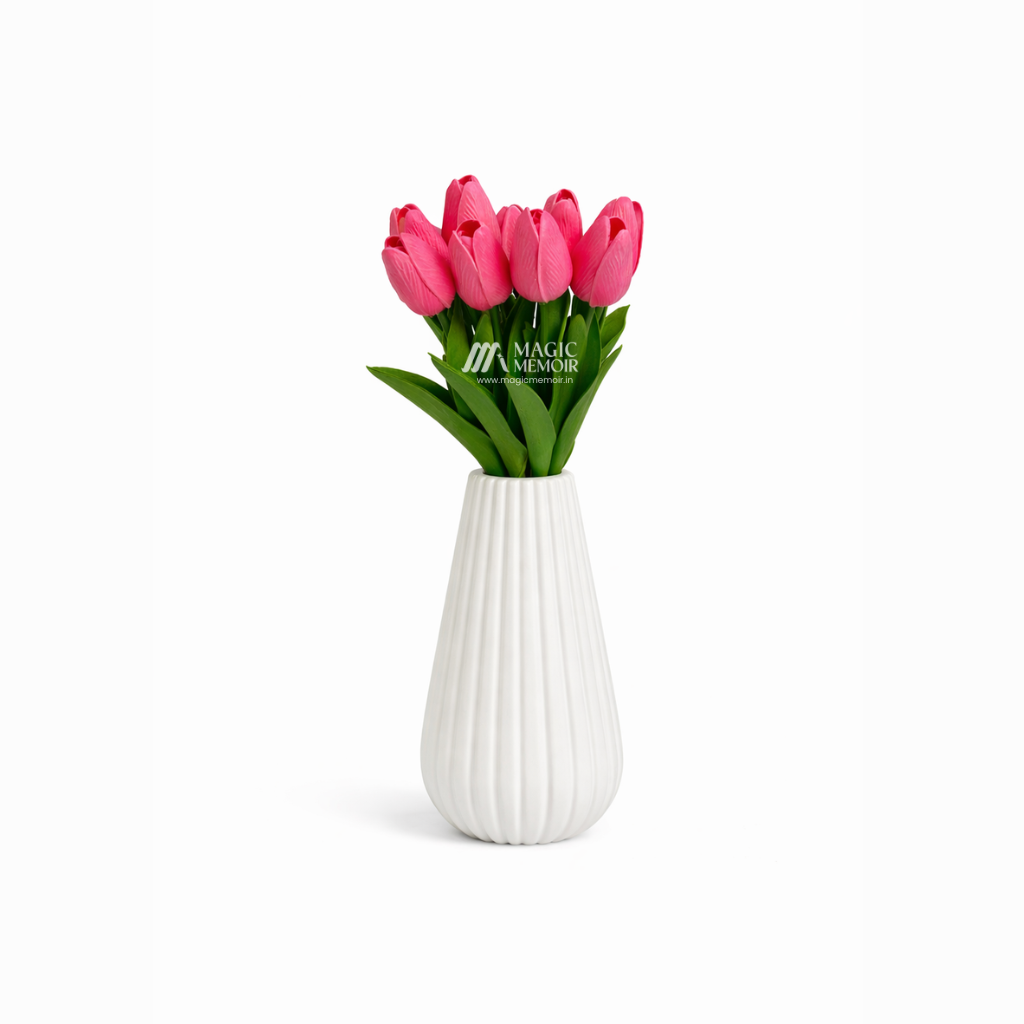Artificial Tulips (With Pot)