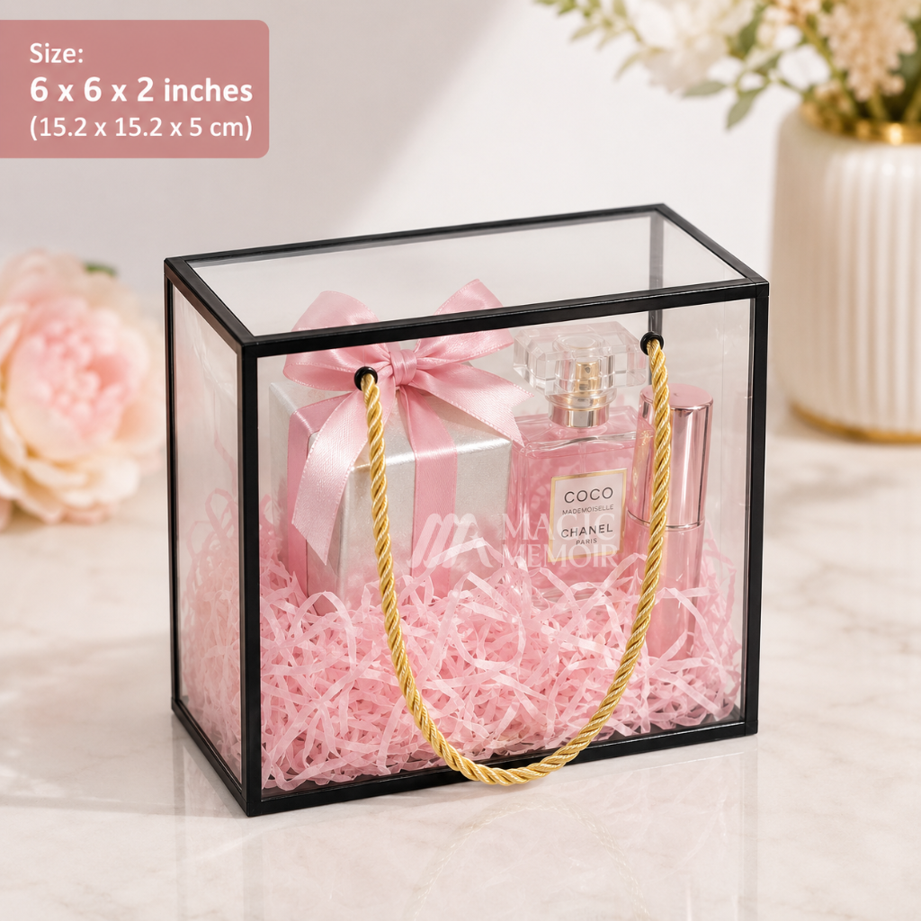 Transparent PVC Hamper Bag - 6x6"