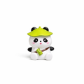 Mini Panda - Green Cap With Bag