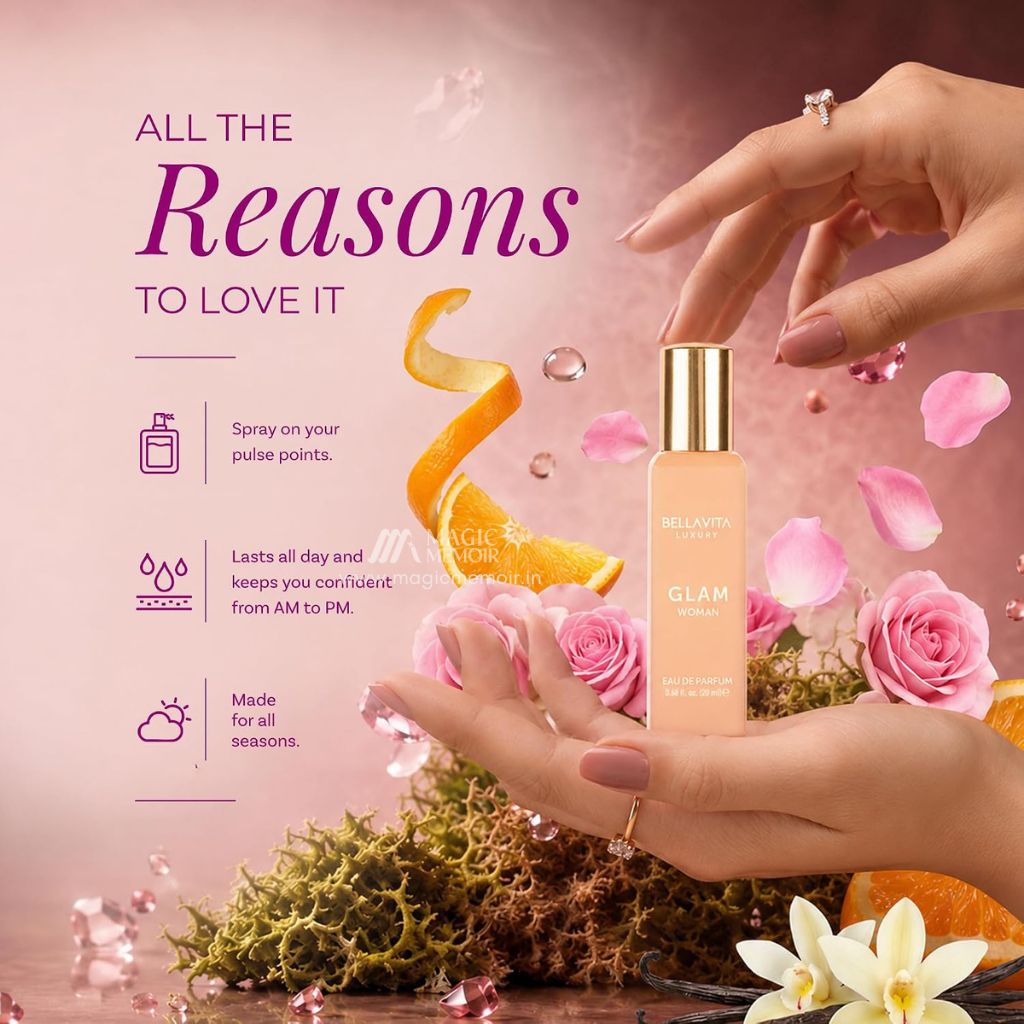 Bellavita Glam Women – 20ml (For Women