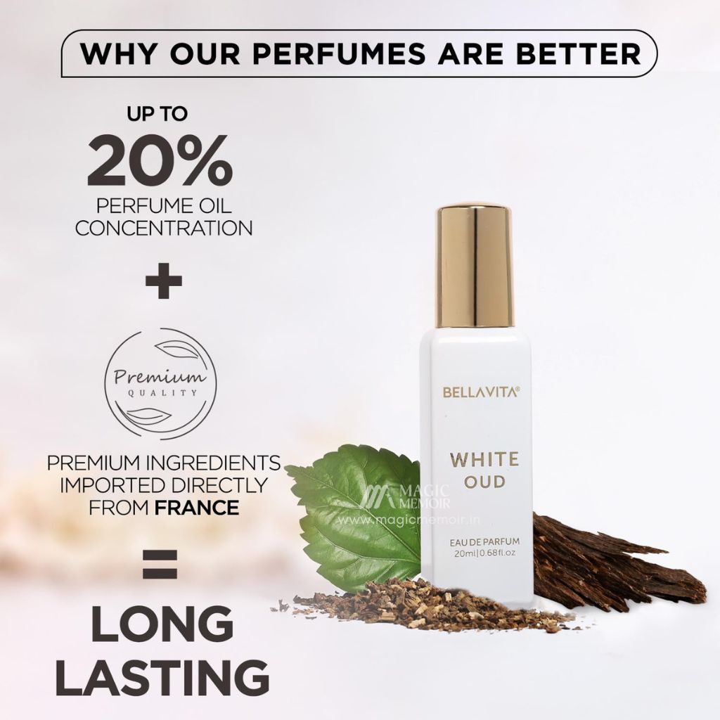 Bellavita White Oud - 20ml (For Unisex)