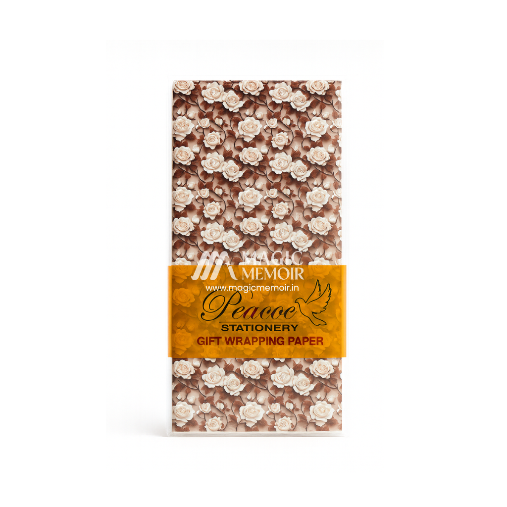 Paper Wrapping Sheets (5pcs) - Design 5