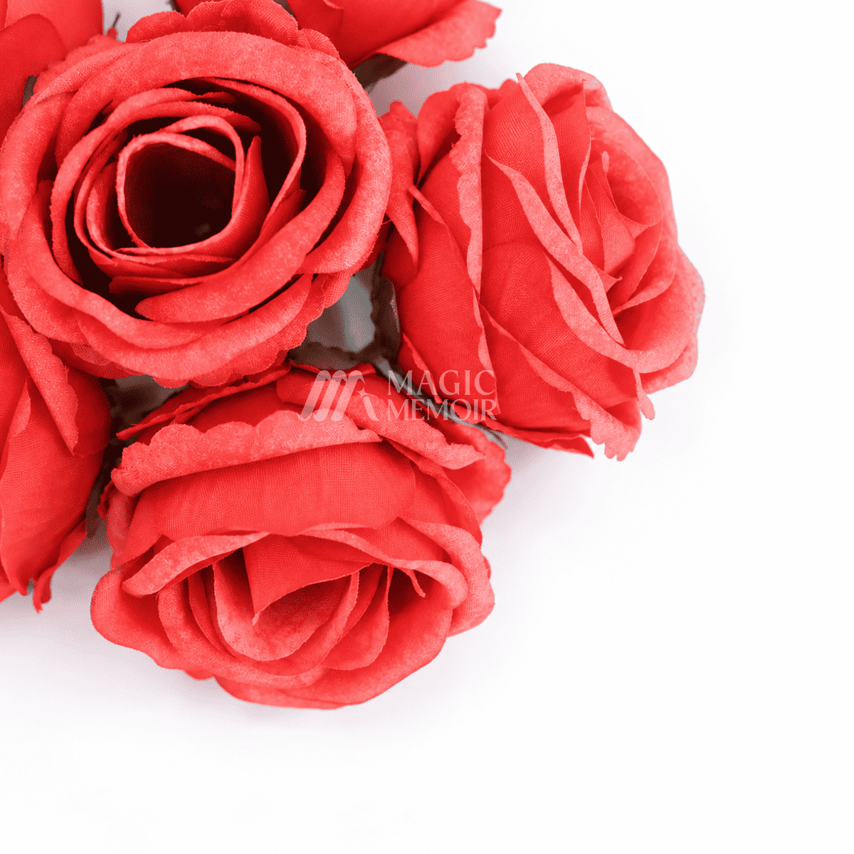 Artificial Paris Rose 4cm - Red
