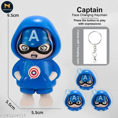Face Changing Keychains – Animated Expression Keyring