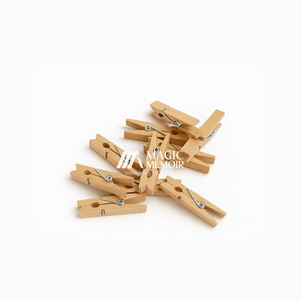 Poloroid Wooden Clips