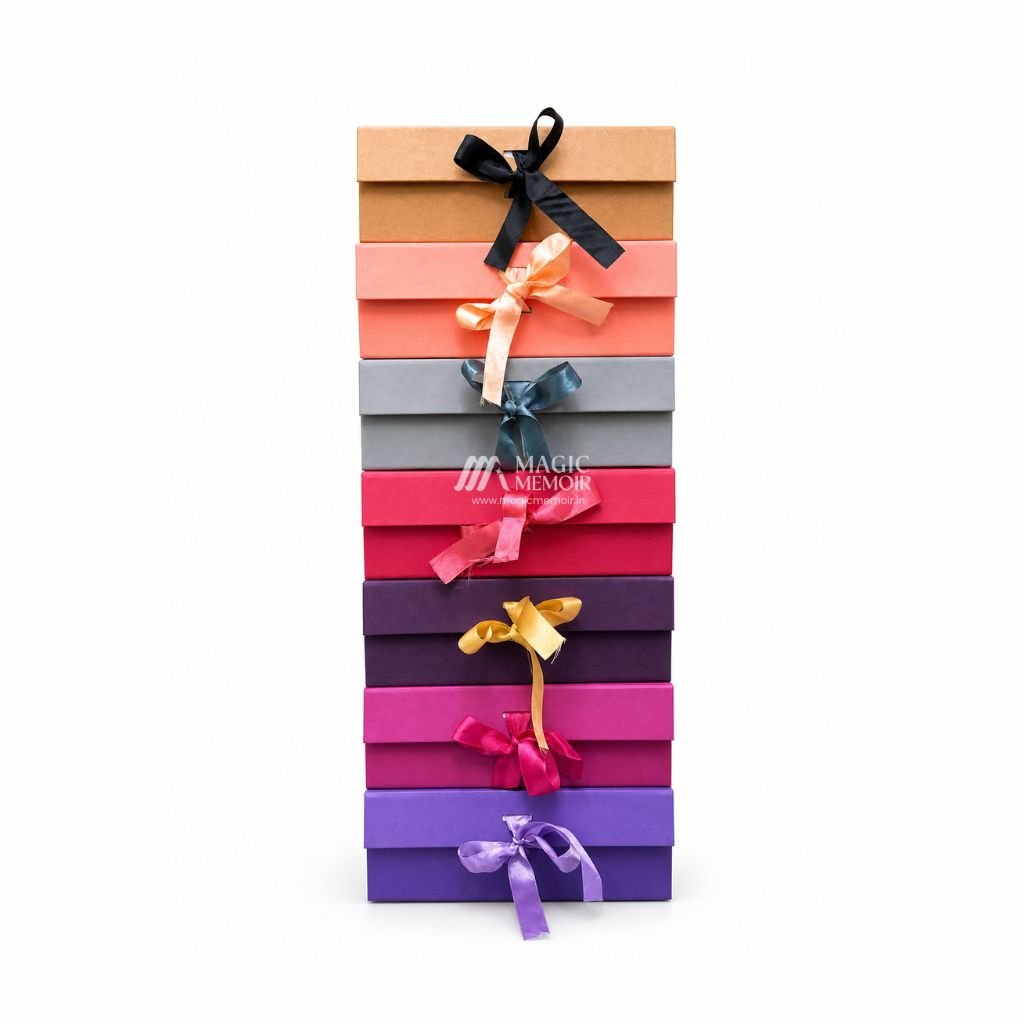 Ribbon Box (PLAIN) - 12x10x4" - Magic Memoir
