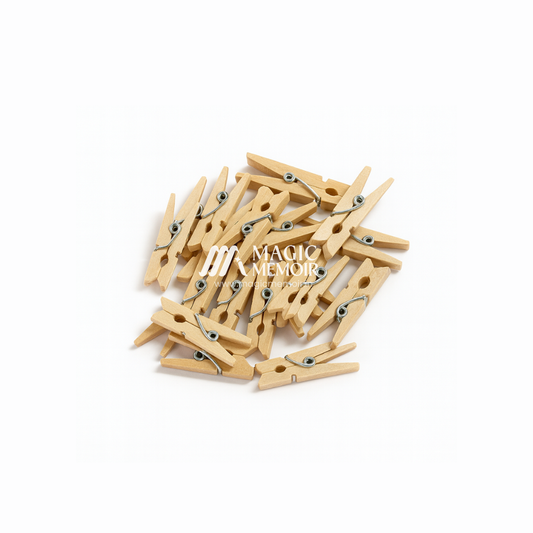 Poloroid Wooden Clips