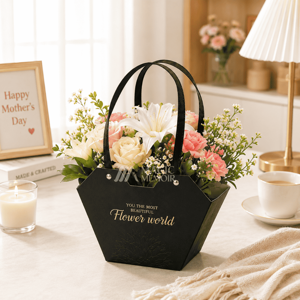 Flower Gift Bag 9x5"