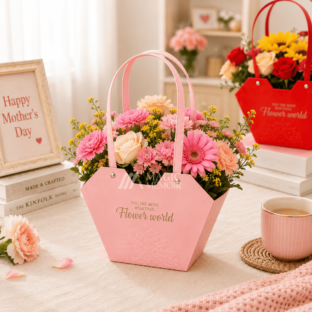 Flower Gift Bag 9x5"