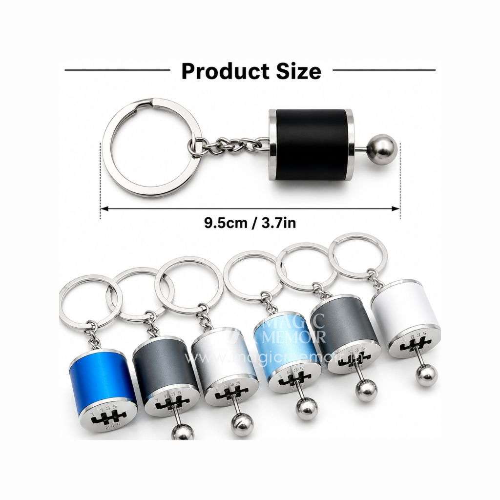Gear Box Shifter Keychain