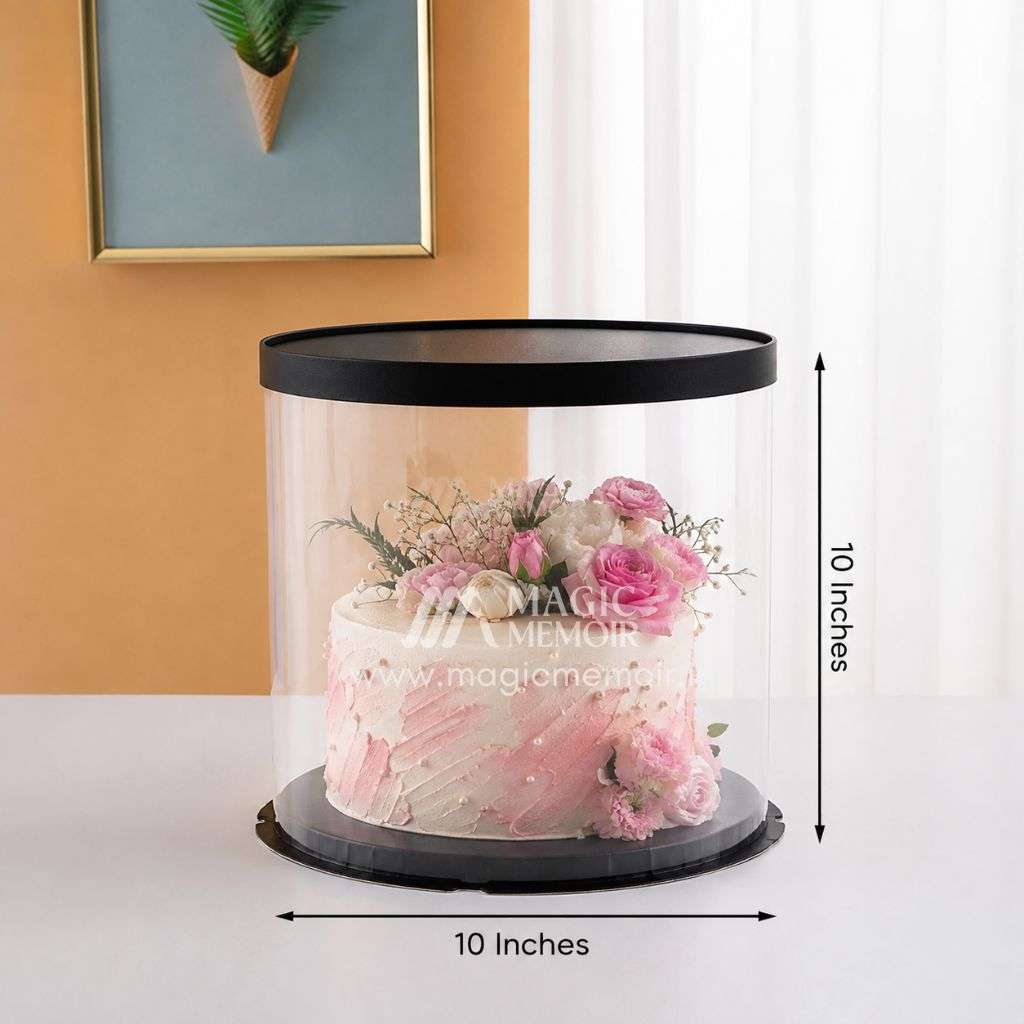 Transparent Round Cake Box 10"
