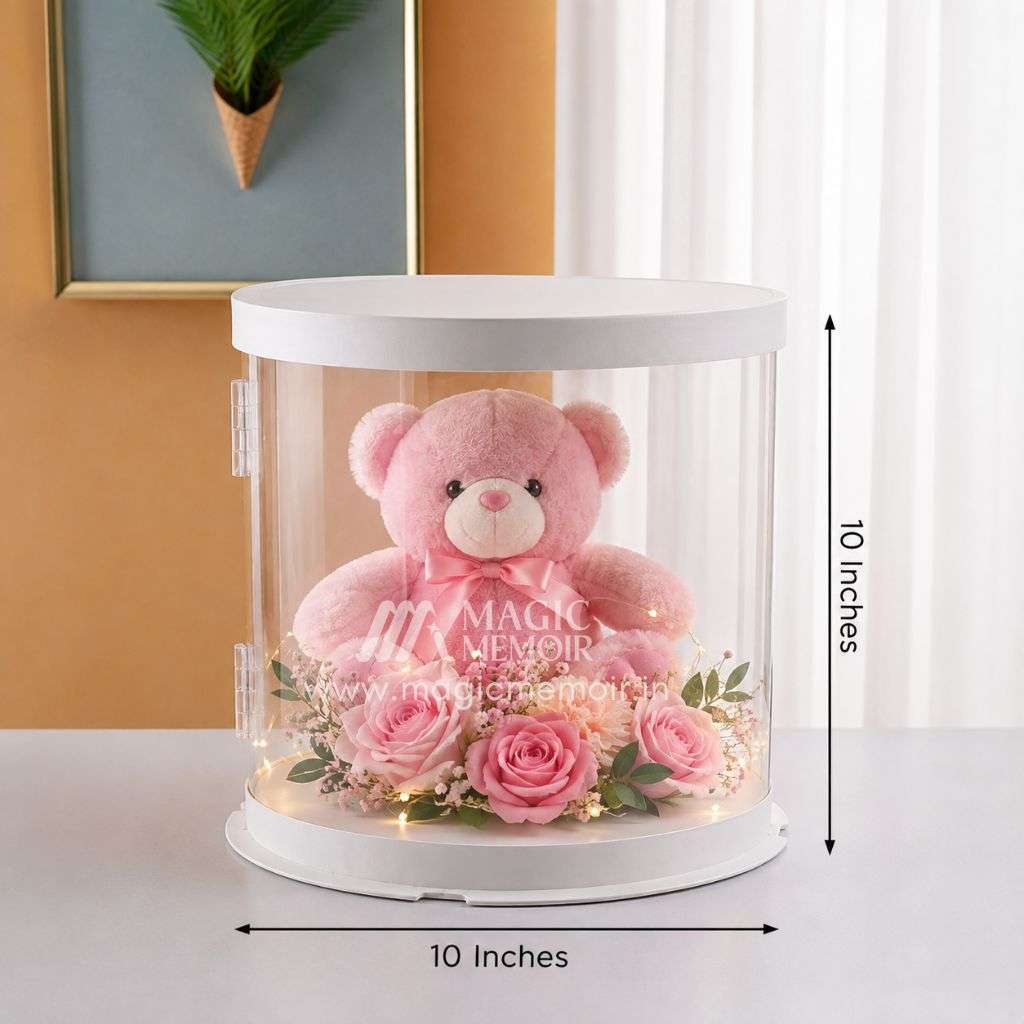 Transparent Round Cake Box 10"