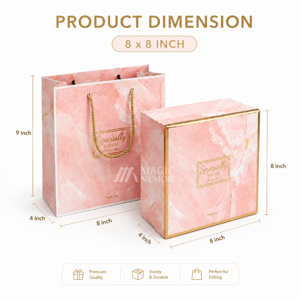 Carry Bag Hamper Box – 8x8 Inch