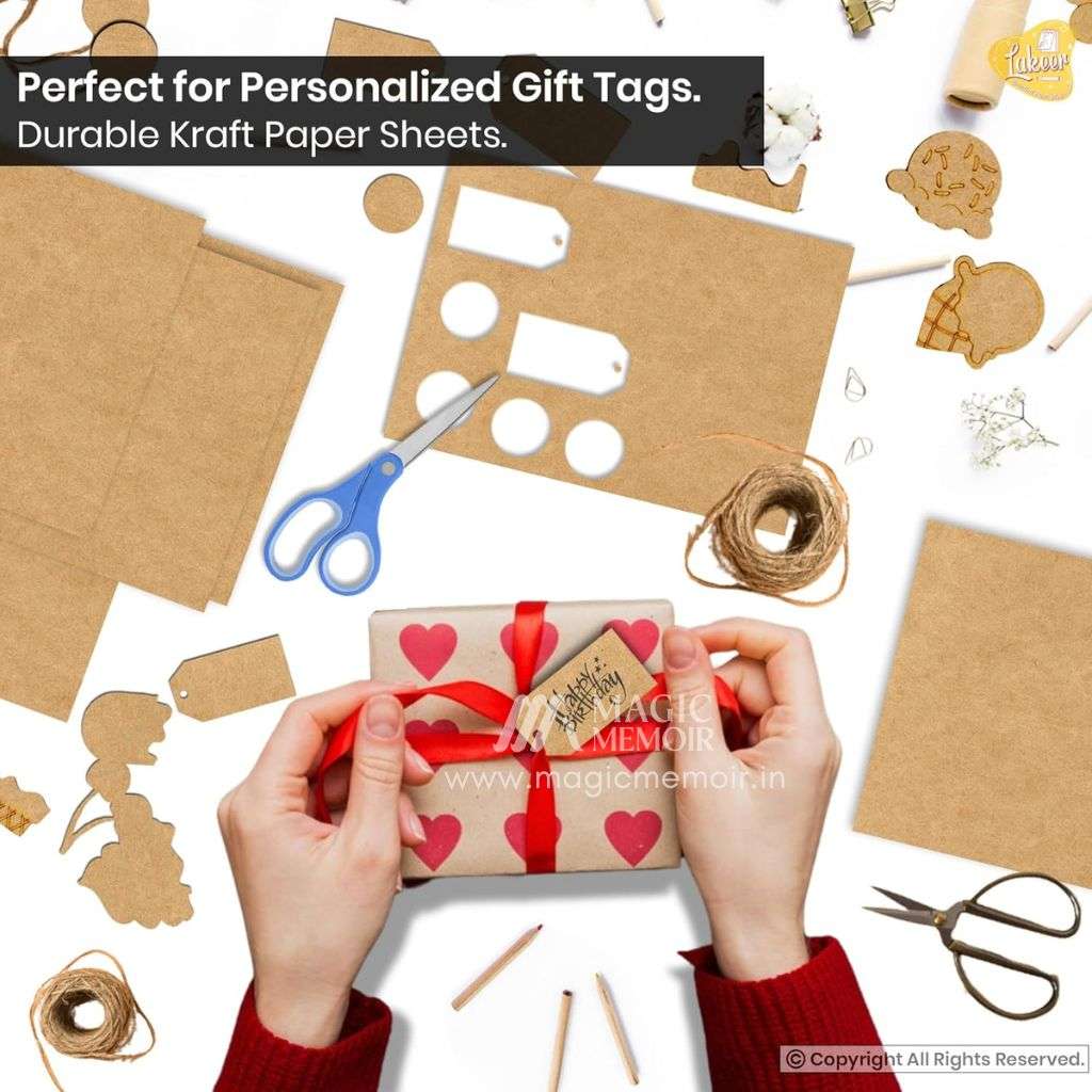 Kraft Paper A4 – 10 Sheets