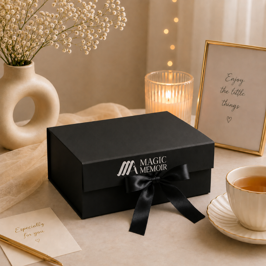 Ribbon Box 10x8x4" - Black