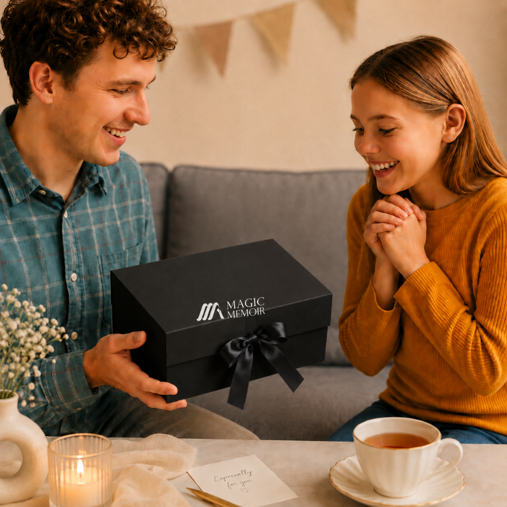 Ribbon Box 10x8x4" - Black