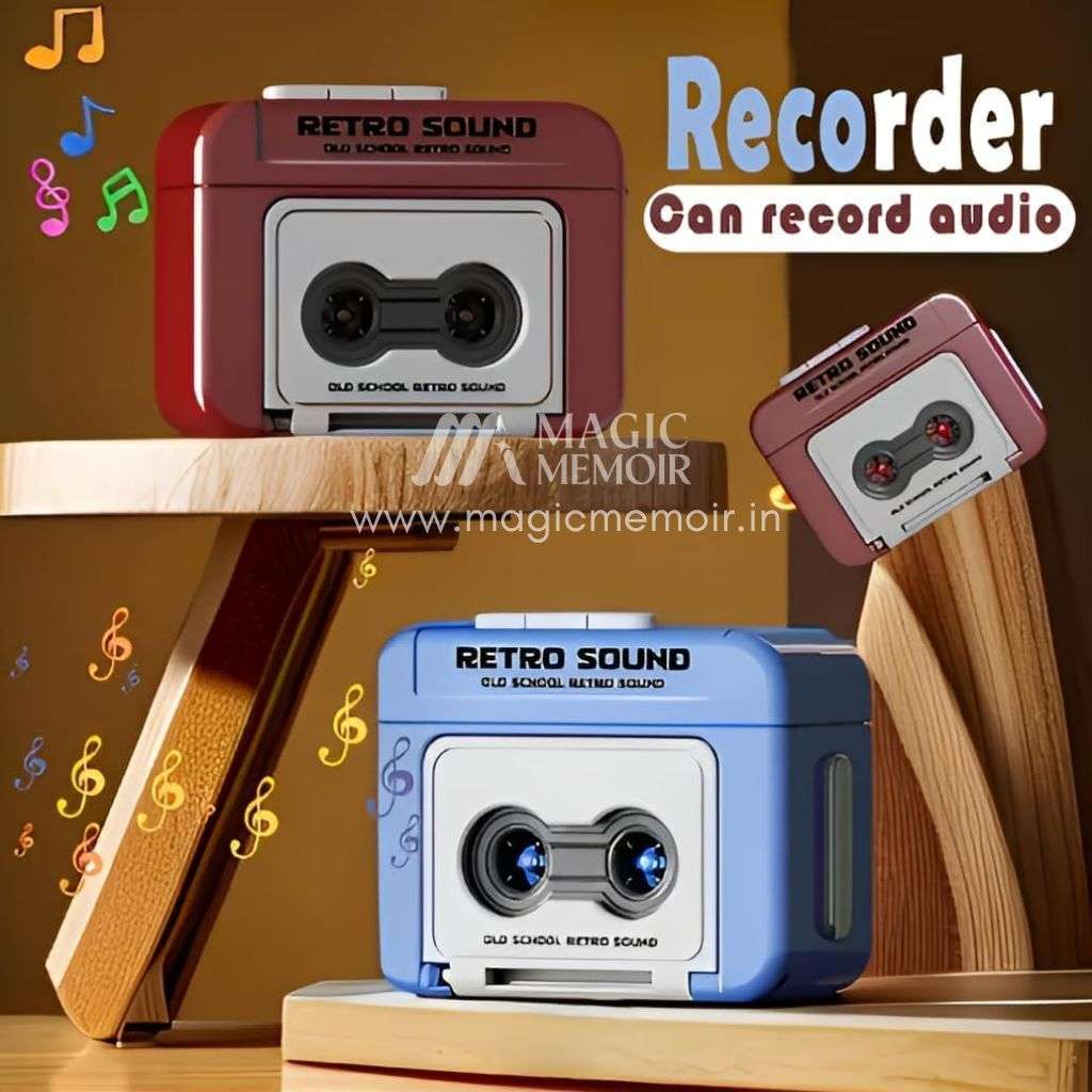 Retro Cassette Mini Voice Recorder