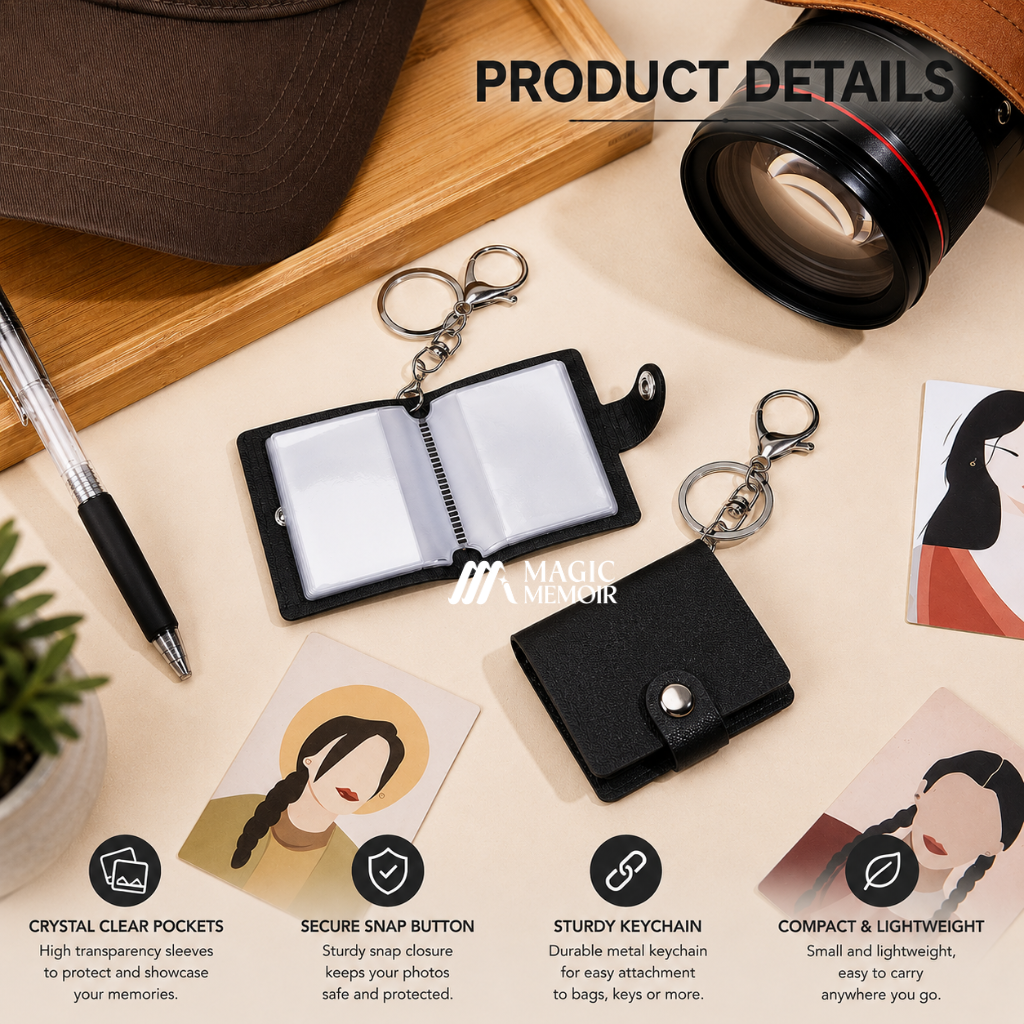 Mini UV Leather Keychain
