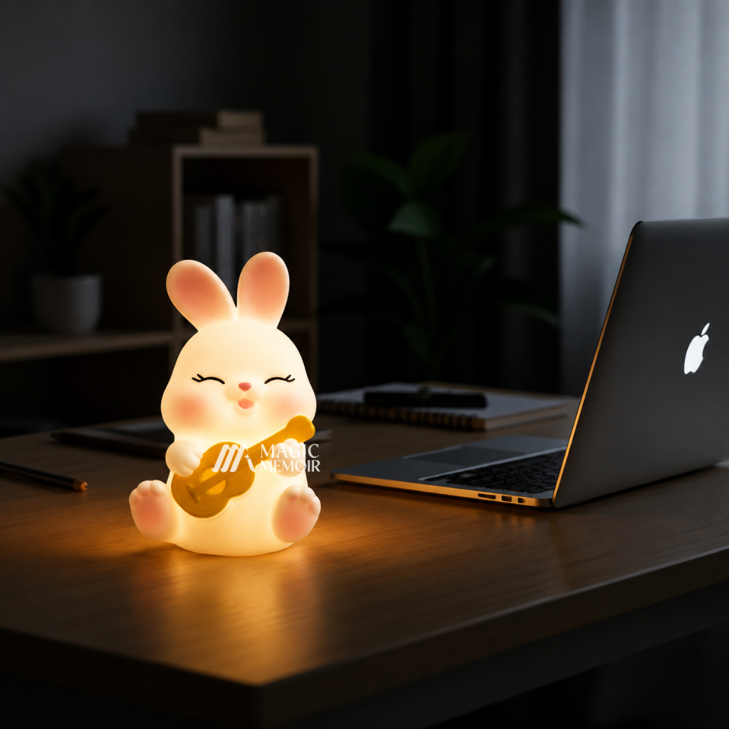 Mini Lamp - Guitar Rabbit