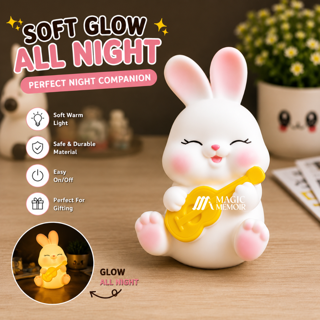 Mini Lamp - Guitar Rabbit