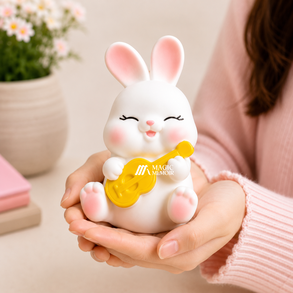Mini Lamp - Guitar Rabbit